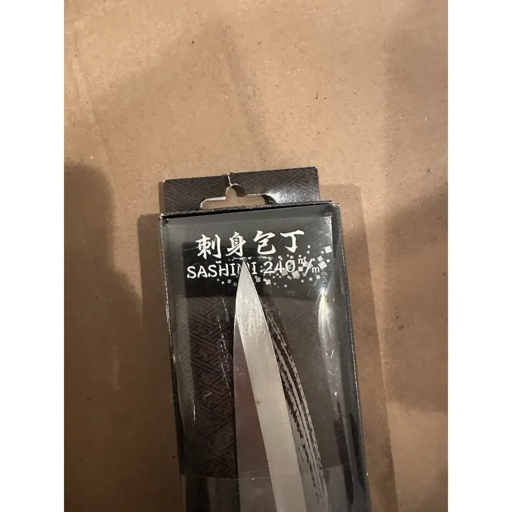 Sekizo Sashimi 240mm Stainless Steel Kitchen Chef Natural Wood Handle Japan